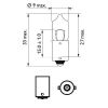 Bulb, reading light H5W BA9S