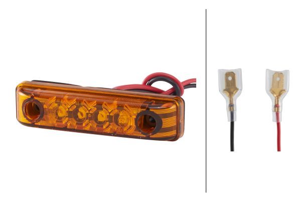 Side Marker Light 24V, 65 x 16 mm, 150mm kaabel