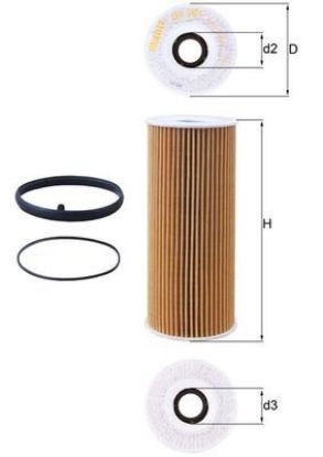 Oil Filter VAG - 06E 115 562 - HU722Z