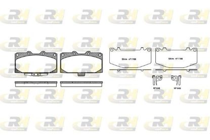 Brake Pad Set, disc brake IMPREZA Luukpära (GC)