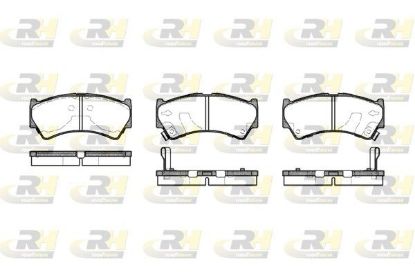 Brake Pad Set, disc brake Suzuki Baleno 95-02 esim.