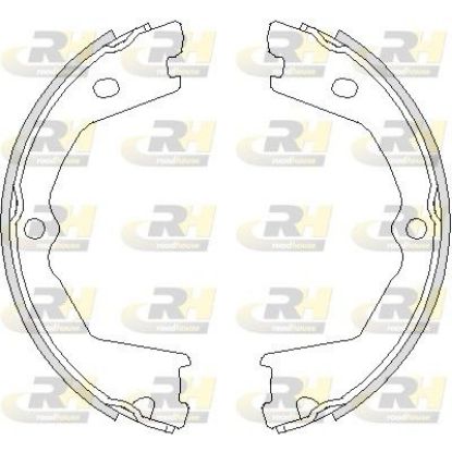 Brake Shoe Set, parking brake IVECO - 42535858