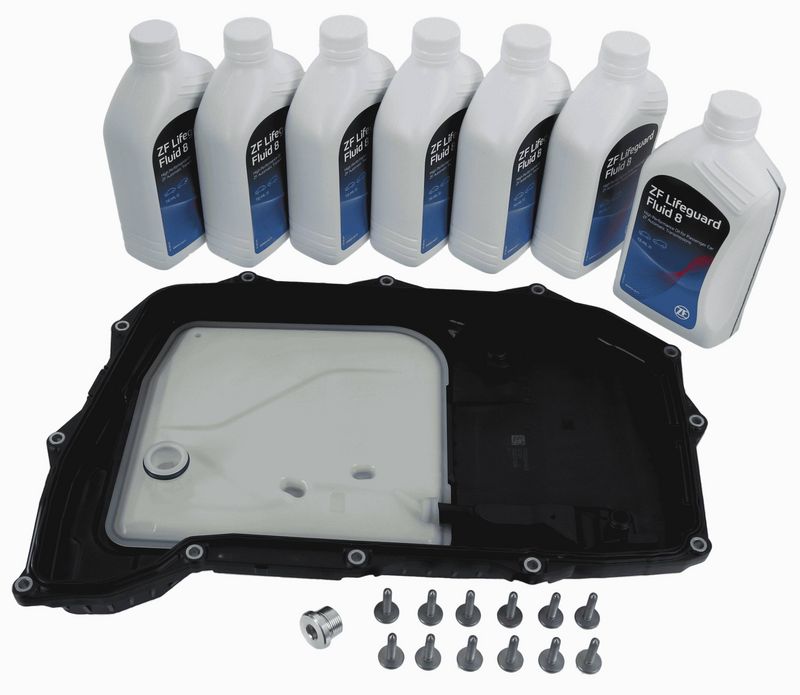 Parts kit, automatic transmission oil change VAG - 0D5 398 009 A - ZF LifeguardFluid 8 - 7L