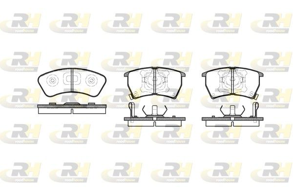 Brake Pad Set, disc brake Mazda 323 86-88 esim.