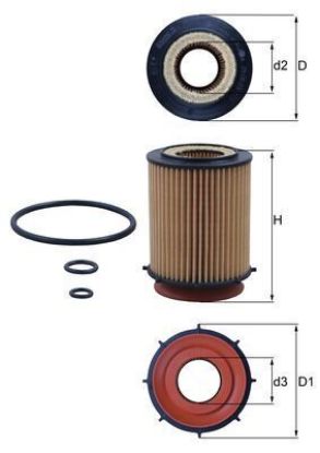 Oil Filter MERCEDES-BENZ - 270 184 01 25