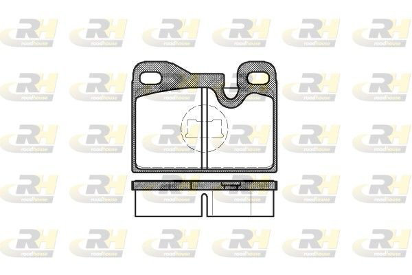 Brake Pad Set, disc brake Porsche 924,928,944 77-90 esi