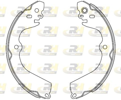 Brake Shoe Set, parking brake NISSAN - D4060-JX00A