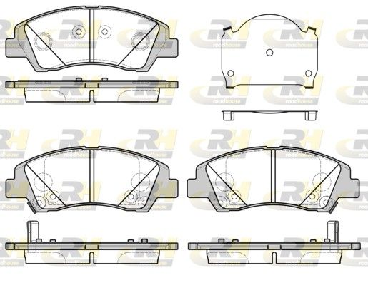 Brake Pad Set, disc brake Hyundai i10 13- esim.