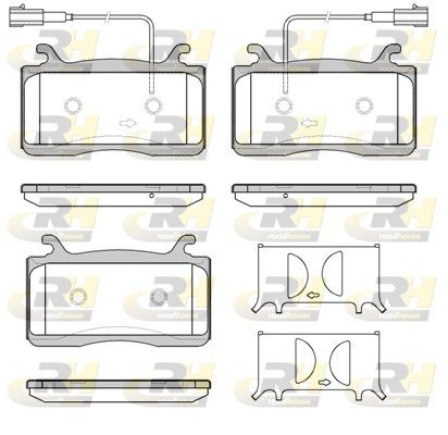 Brake Pad Set, disc brake ALFA ROMEO GIULIA  (17-)