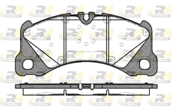 Brake Pad Set, disc brake Porsche Panamera 09- esim.