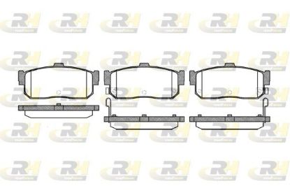 Brake Pad Set, disc brake Nissan Almera 95- tagum.