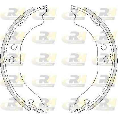 Brake Shoe Set, parking brake PSA - 4241.N5