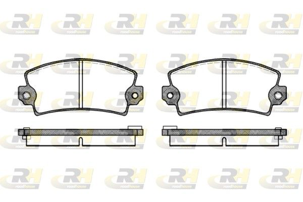 Brake Pad Set, disc brake Peugeot,Renault R20