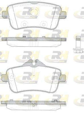 Brake Pad Set, disc brake MB ML 11- tagum.