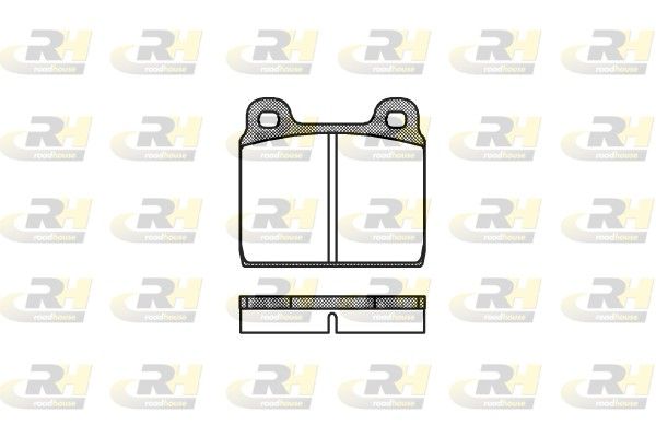 Brake Pad Set, disc brake VW Transporter T2