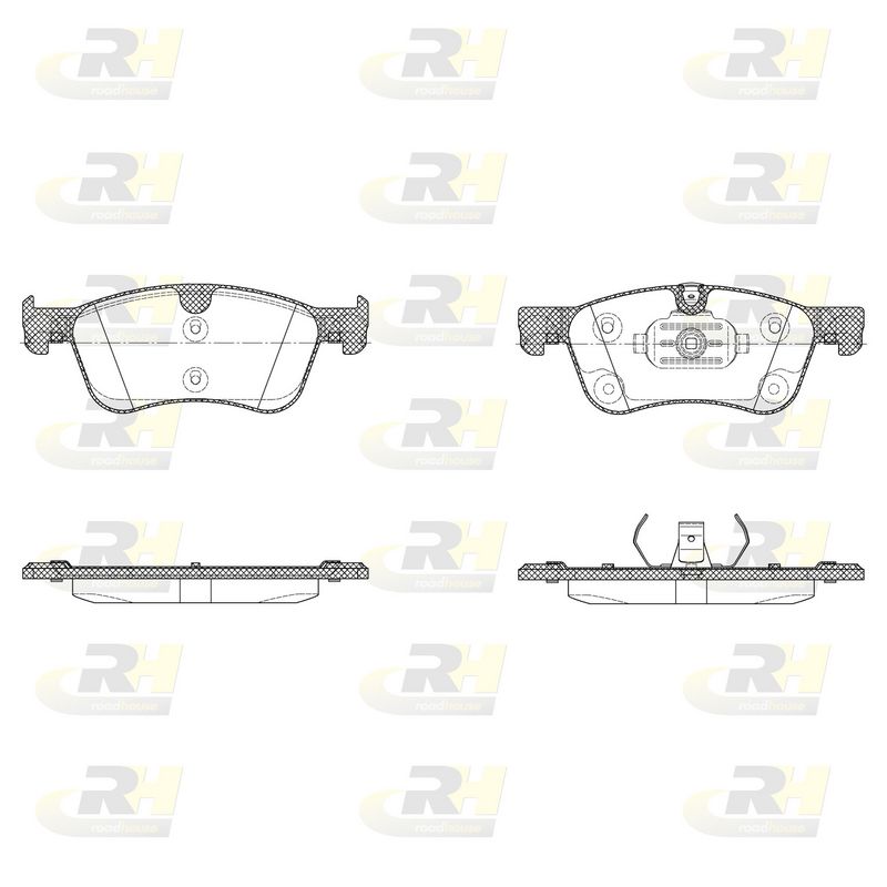 Brake Pad Set, disc brake MG ZS SUV(10/17-) 10343249