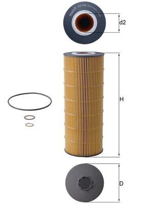 Oil Filter ACTROS MP2 / MP3, TOURISMO