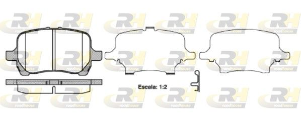 Brake Pad Set, disc brake Chevrolet HHR06-
