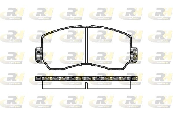 Brake Pad Set, disc brake Mitsu.Galant esim.77-87 esim.