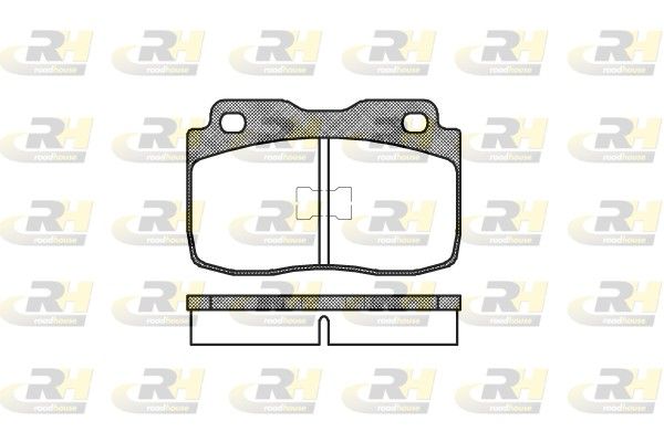 Brake Pad Set, disc brake Fiat 127 D 77-86 esim.