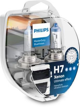 Bulb, spotlight H7 MasterDuty BlueVision 2tk