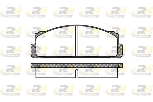Brake Pad Set, disc brake Fiat 127