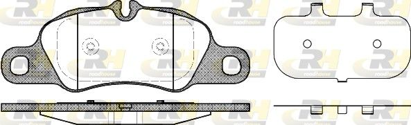 Brake Pad Set, disc brake Porsche 911 05-