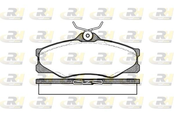 Brake Pad Set, disc brake VW TRANSPORTER 84-92 esim.