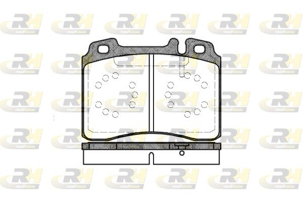 Brake Pad Set, disc brake MB W124 300TE/320T 88-02 esim