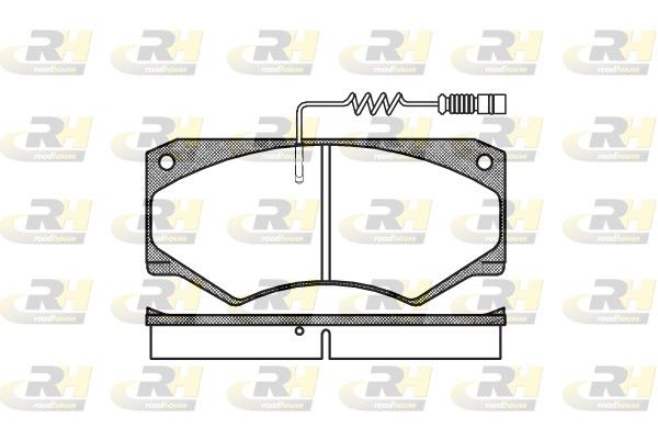Brake Pad Set, disc brake MB G-klass/207-510D 82- esim.