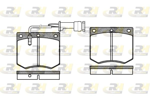 Brake Pad Set, disc brake Ford GRANADA 81-85 esim.