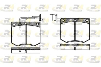 Brake Pad Set, disc brake Ford GRANADA 81-85 esim.