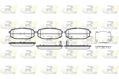 Brake Pad Set, disc brake HYUNSAI EQUUS 01- tagum.