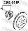 Wheel Hub NISSAN 43202-JK00A