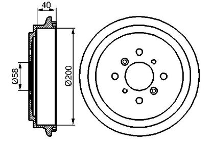 Brake Drum SUZUKI - 43511-60G10