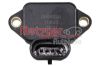 Sensor, intake manifold pressure Metzger Autoteile
