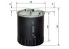 Fuel Filter MERCEDES-BENZ - 646 092 05 01