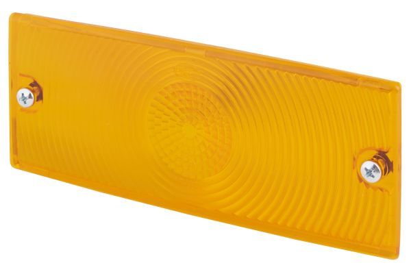 Lens, direction indicator