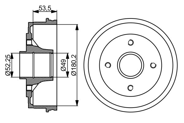 Brake Drum RENAULT - 60 01 548 126