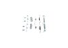 Accessory Kit, brake shoes