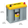 Starter Battery 38Ah 460A 237*129*227 - + Käivitus/Püsitoide