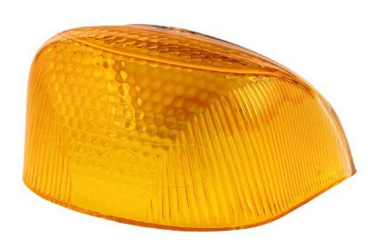 Lens, direction indicator