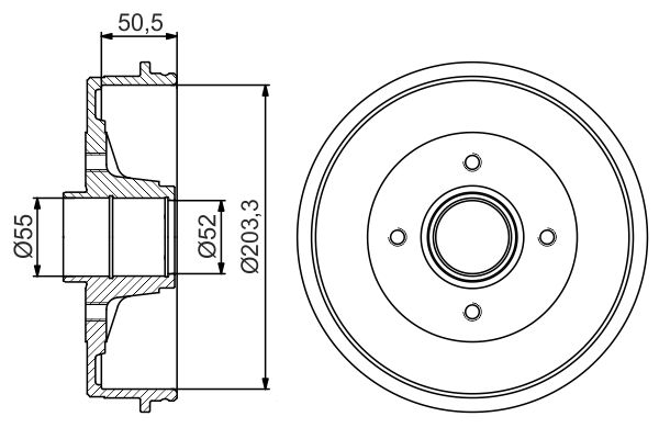 Brake Drum RENAULT - 77 00 304 984