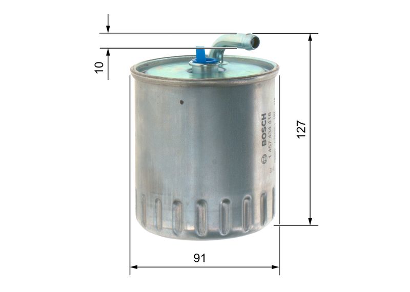 Fuel Filter MERCEDES-BENZ - 611 092 07 01