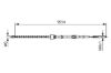 Cable Pull, parking brake VAG - 6N0 609 721 K