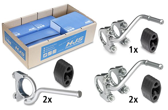 Assortment, holder exhaust system Dacia