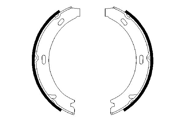 Brake Shoe Set, parking brake