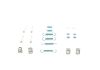Accessory Kit, brake shoes