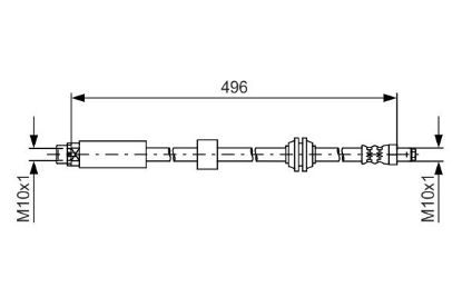 Brake Hose BMW - 34 32 6 768 124