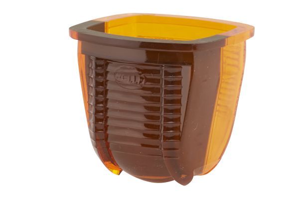 Lens, direction indicator